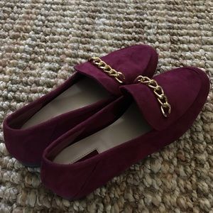 👞Brand new maroon suede loafers👞